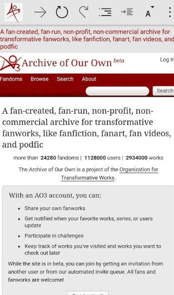 ao3 Home Archive of Our Own安卓版