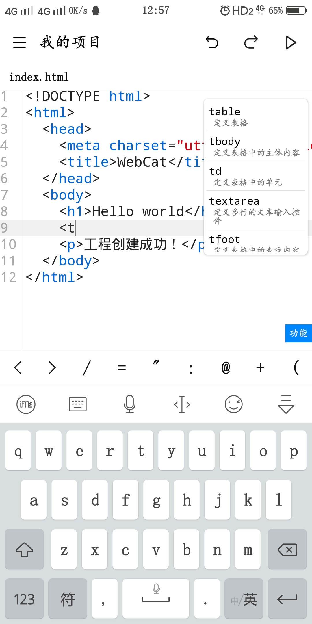 WebCat编辑器安卓版